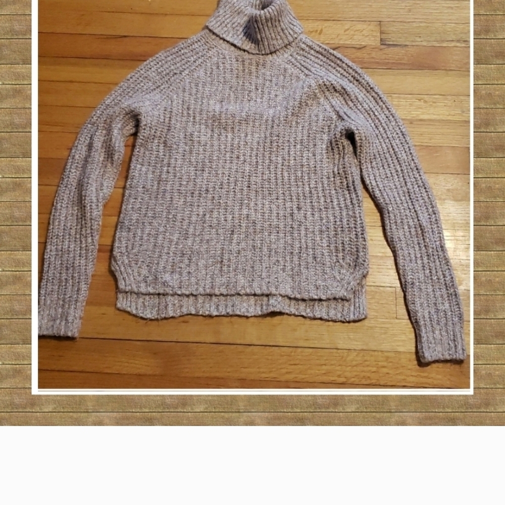 Abercrombie & Fitch Heathered Turtleneck Sweater - Size Xs